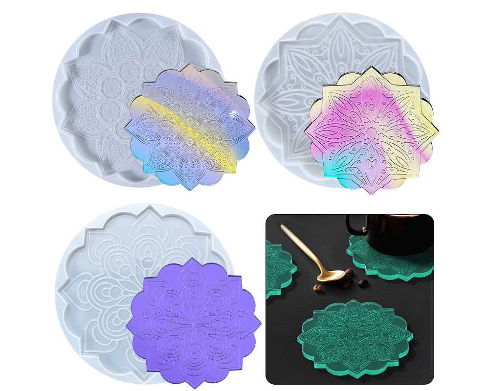 Coaster Moulds - Mandala