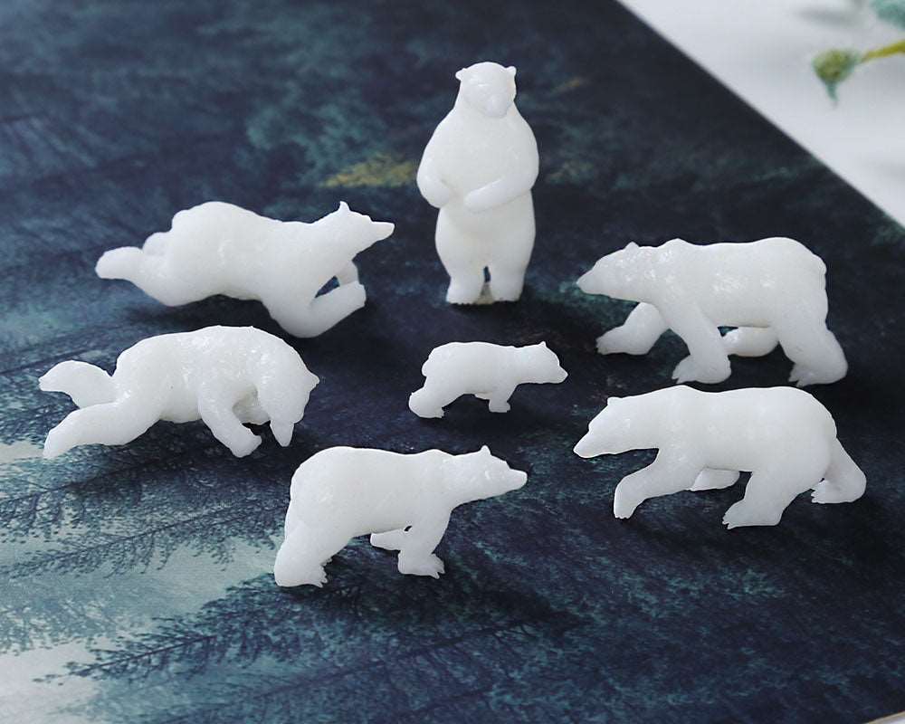 3D Model Resin Mould Decoration Resin Filler Simulated - Polar Bear