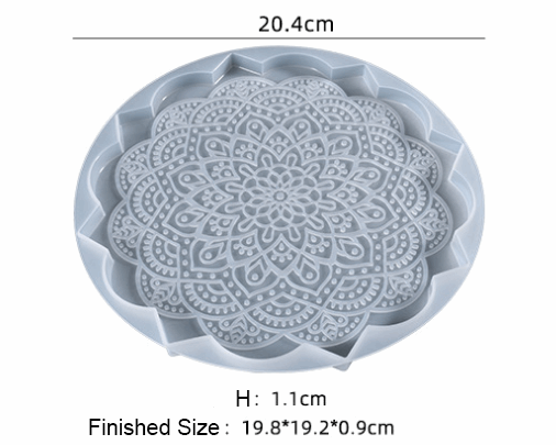 Coaster Moulds - Mandala