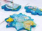 Coaster Moulds - Flowers (4pcs pack)